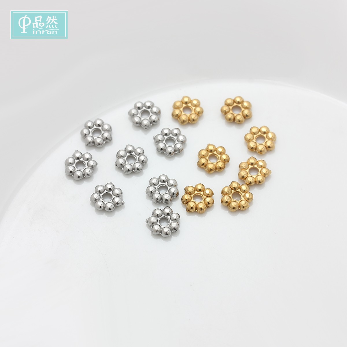 304钛钢不锈钢雪花隔片不掉色