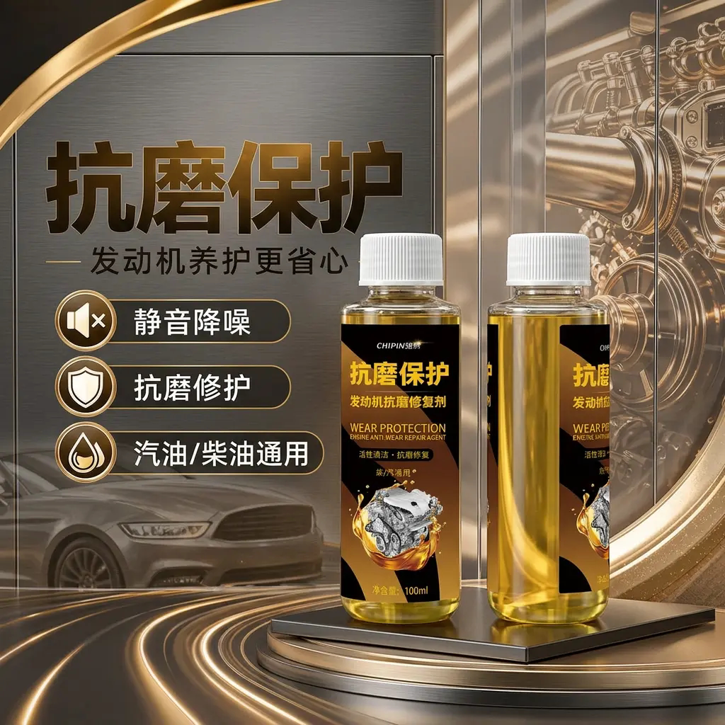CHIPIN驰聘发动机抗磨保护剂汽车降噪液清积碳汽油柴油通用车图