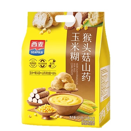 西麦猴头菇山药玉米糊525g袋装