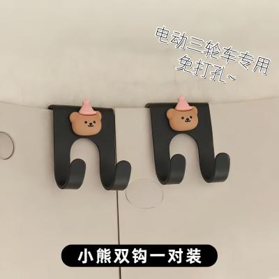 电动车挂钩适用于雅迪冠能金彭爱玛三轮车实用免打孔承重合金钩子