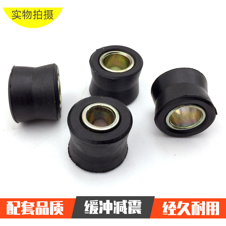 适用125摩托车后减震器缓冲胶套适用GN铃木太子珠江CG后避震铁套