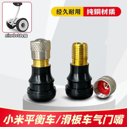 适用于小米平衡车气门嘴真空轮胎九mini号打气芯针plus燃动版配件