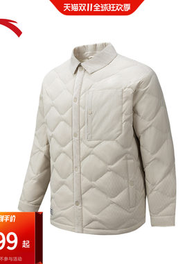 安踏羽绒服男冬季新款无氟防泼水