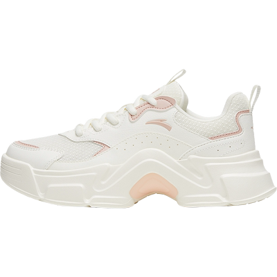 安踏兔子鞋女增高休闲鞋