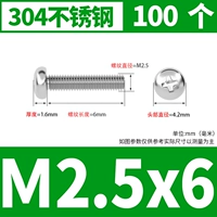 M2.5x6 [100]