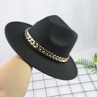 少儿街舞Popping帽子locking儿童机械舞表演成人毛呢礼帽平顶配饰