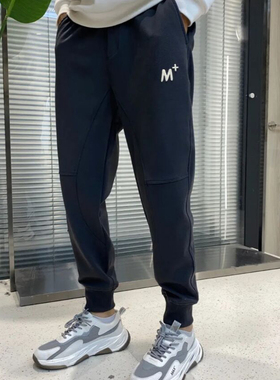 大码运动裤男裤胖子加绒裤子男士秋冬款针织加肥加大宽松休闲长裤