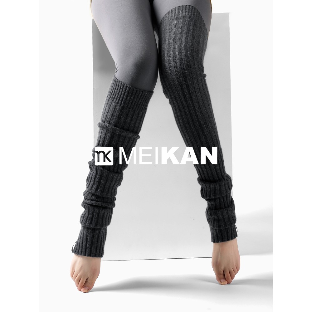 MEIKAN瑜伽袜套加长堆堆袜女过膝长筒袜护腿护膝保暖袜长款腿套