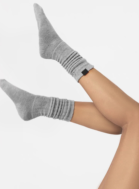 袜子柔软透气针织百搭运动长筒瑜伽堆堆袜SCRUNCH SOCK