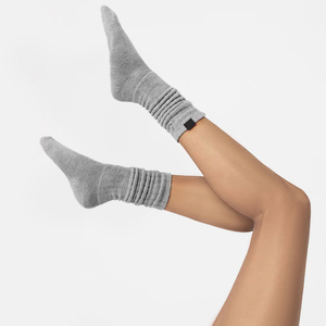 袜子柔软透气针织百搭运动长筒瑜伽堆堆袜SCRUNCH SOCK
