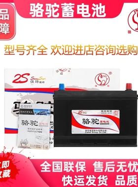 骆驼蓄电池汽车电瓶12v120ah24v150ah180200叉车驻车空调船舶货车
