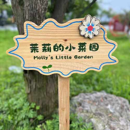 户外菜地花草定制木牌