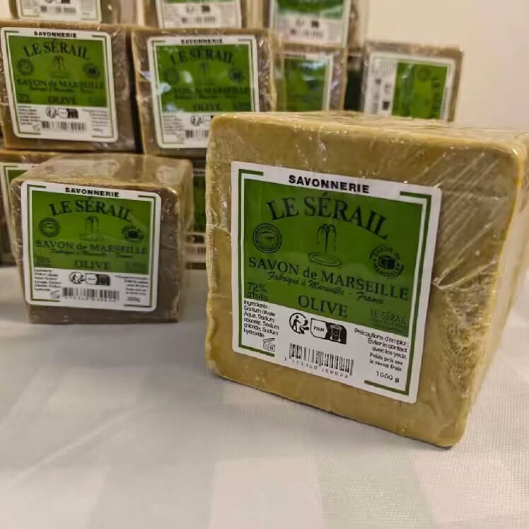 超级大1000克橄榄油马赛皂原装进口洗脸沐浴洗头保湿抗氧化敏感肌