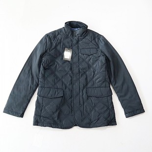 夹棉夹克外套立领拉链暗扣宽松纯色百搭上衣X15 男长袖 春秋季 新品