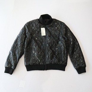 夹棉夹克外套立领拉链宽松青年时尚 男长袖 百搭上衣X12 新品 春秋季