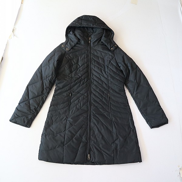 秋冬季新品女中长款长袖羽绒服外套立领连帽拉链收腰薄款棉服R2