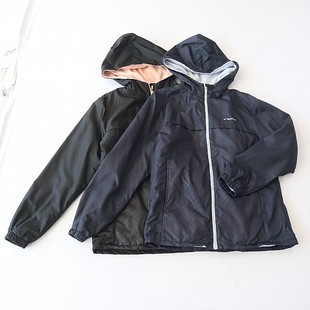 加绒外套连帽拉链宽松休闲大童青少年上衣D21 女童长袖 春秋季 新品