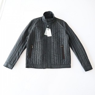 夹棉夹克外套立领拉链宽松纯色简约百搭上衣D11 男长袖 春秋季 新品