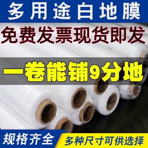 白色地膜pe塑料薄膜优惠促销除草