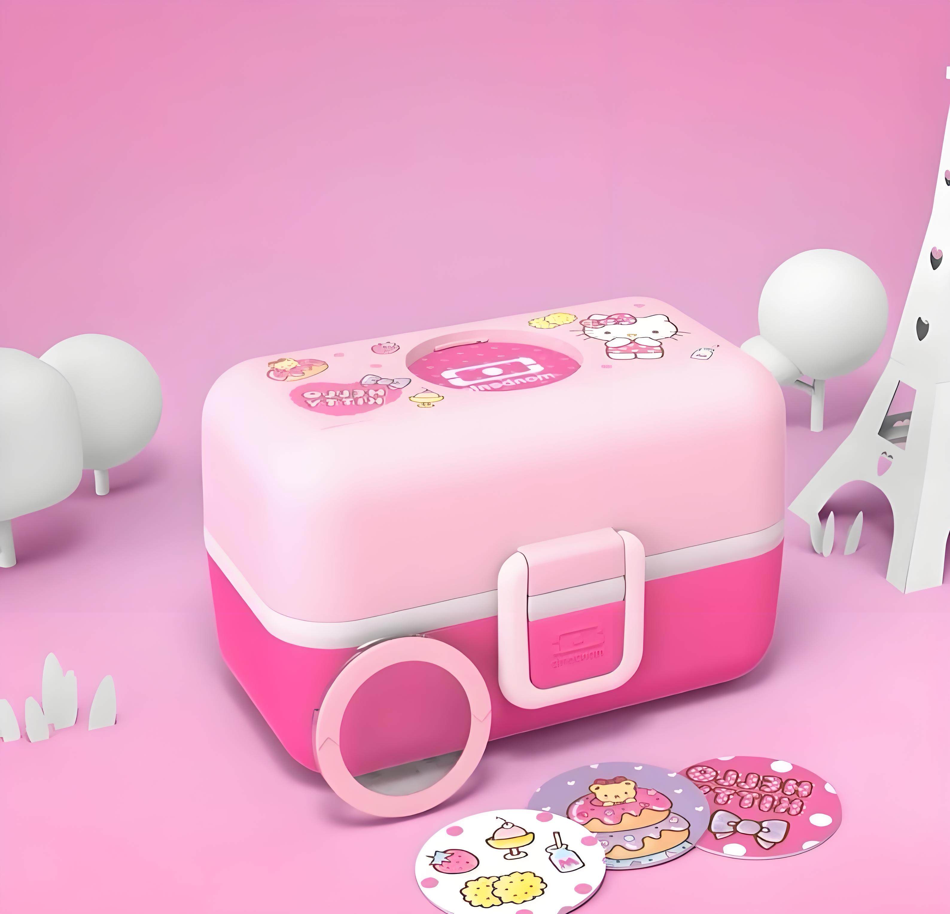 法国monbento儿童饭盒小学生午餐盒食品级分格可爱分隔可微波加热