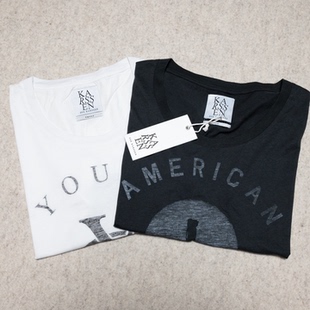 女士圆领休闲居家短袖 卷边设计度假风格 T恤 荷系设计师 胸围100