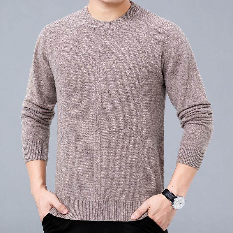 毛衣冬季新款闲男士男羊毛衫羊圆领休针织打底衫中青年Y812-B+绒,户外/登山/野营/旅行用品,其他户外服装,淘宝优惠券,粉丝福利购,淘宝优惠卷
