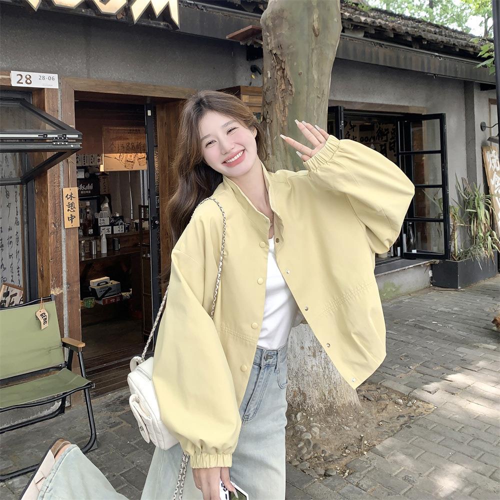 级感高季外套女装短款风春新款小个子韩ZSAN882W版宽衣松休闲气质