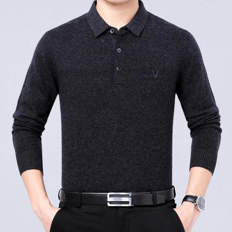 秋冬装厚款男式纯山羊爸绒毛衫中老士29G816A翻男领纯年色针织恤,户外/登山/野营/旅行用品,其他户外服装,淘宝优惠券,粉丝福利购,淘宝优惠卷