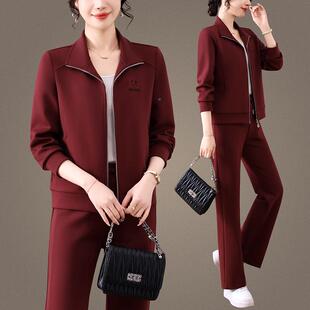 秋欧女款 计女 运动两件春套轻熟风韩设1017460通勤显瘦套装