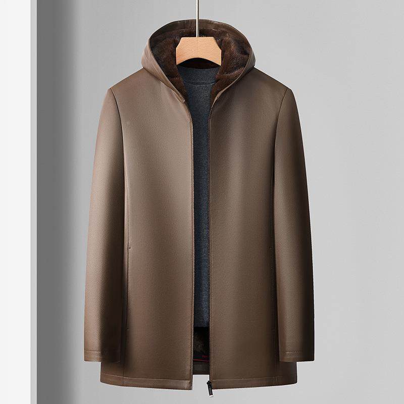 秋冬长高品质连帽生皮夹克男加绒态加厚皮毛一体男9987连士帽中款,户外/登山/野营/旅行用品,其他户外服装,淘宝优惠券,粉丝福利购,淘宝优惠卷