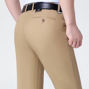 中牌69231筒年男装 春夏裤 休闲商务直天丝棉时尚 品男式 潮流百 薄款