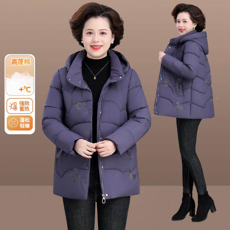 中年棉衣服款女短加84377524厚保暖外套阔太棉老太时尚品牌多岁妈