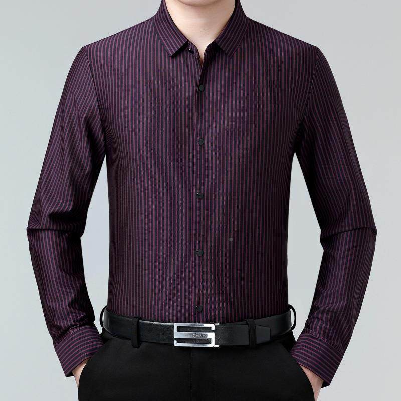 秋冬新款闲男5887-Q5年式衬衫条长袖商务休免烫中男士纹冰丝无痕,户外/登山/野营/旅行用品,其他户外服装,淘宝优惠券,粉丝福利购,淘宝优惠卷