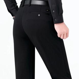 2803 搭修百身厚款 ZZ休裤 休闲裤 长 闲直筒商弹力韩版 秋冬中年男士