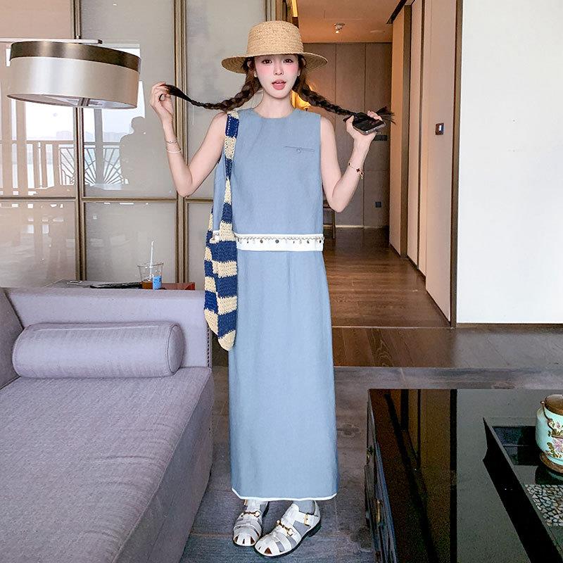 裙无袖ZYI728K心半身背子女款新款今年流行爆款时髦尚洋气夏时季