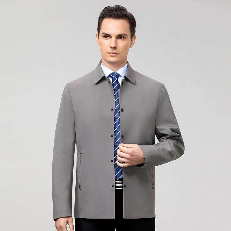 桑蚕丝夹克男春秋士商务5188-0休闲翻爸爸装行政风衣季中年领男外,户外/登山/野营/旅行用品,其他户外服装,淘宝优惠券,粉丝福利购,淘宝优惠卷