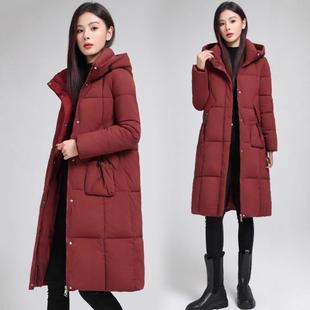 加厚棉宽松服中长款 款 805大正码 新连帽宽松棉袄71 外套羽绒 品冬装