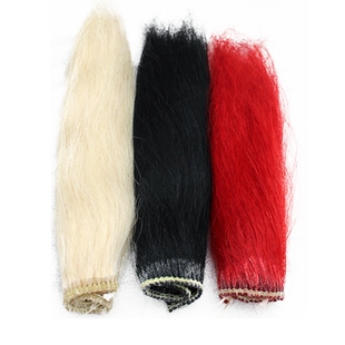 纯马尾枪缨武术长枪樱表演枪缨红缨枪红樱子真马尾长矛霸王枪抢缨