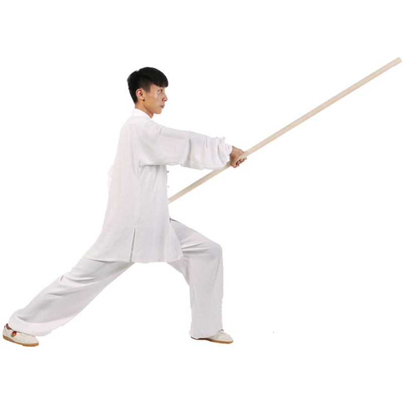 武术棍白蜡杆表演棍木棍防身武器道具太极棍少林齐眉棍棒体育用品