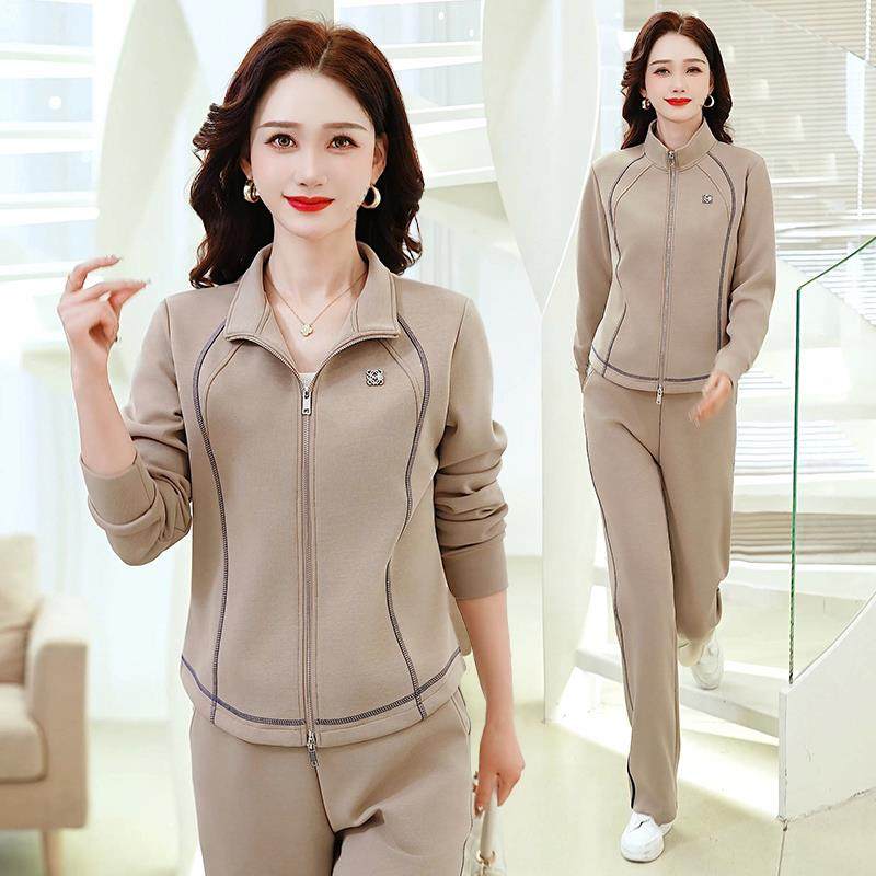 休闲装女春季套新款气洋质显瘦开衫外套8767175腿裤两阔件套潮,运动服/休闲服装,运动套装,淘宝优惠券,粉丝福利购,淘宝优惠卷