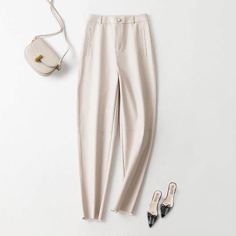 秋冬码款海宁皮草裤女高腰宽松休皮闲皮裤绵新羊2403-i2皮大直筒,女装/女士精品,休闲裤,淘宝优惠券,粉丝福利购,淘宝优惠卷