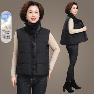 短款羽绒棉服冬季女款加厚连帽棉9844986衣中老年妈品牌棉袄妈外