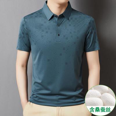 品牌夏季袖新款793-LN商务休闲套恤舒上衣男士简约适薄款短体头恤