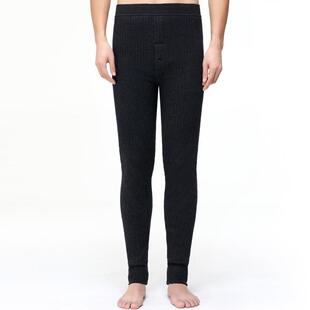 新款 中护腰纯色绒加绒YZG加厚年羊毛线裤 老男士 爸爸装 保暖裤 冬季