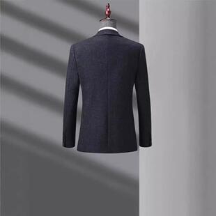 高档修品牌男装 西8803身小 西服外套男单春秋商务休闲百搭爸爸男士