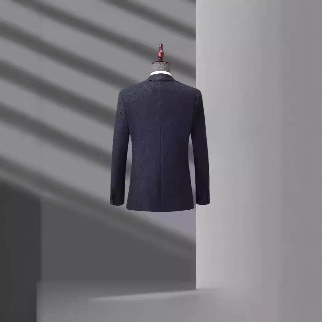 服男修身秋冬款8802商务职青男年弹力休闲士单西外套业装上衣西西