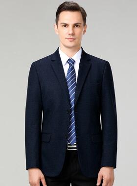 牌季新款品男式休闲西装男装单春务西修身男士商西服外套PUZ男款