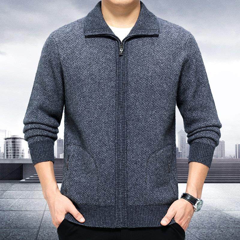 秋冬季款新开纯羊绒毛衣男士针织衫中领老年9569-K翻拉链大码羊毛,户外/登山/野营/旅行用品,其他户外服装,淘宝优惠券,粉丝福利购,淘宝优惠卷