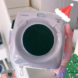 拍立得水晶壳instax保护壳SQUARE相机外壳壳子 SQ20透明硬壳