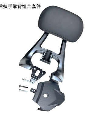 适用豪爵铃木摩托车TR300PLUS后靠背加装后扶手靠背尾罩尾盖改装